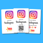 Instagram értékelésgyűjtő kártya