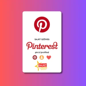 Pinterest értékelésgyűjtő kártya