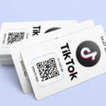 TikTok értékelésgyűjtő kártya