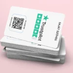 Trustpilot értékelésgyűjtő kártya
