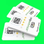 Tripadvisor értékelésgyűjtő kártya