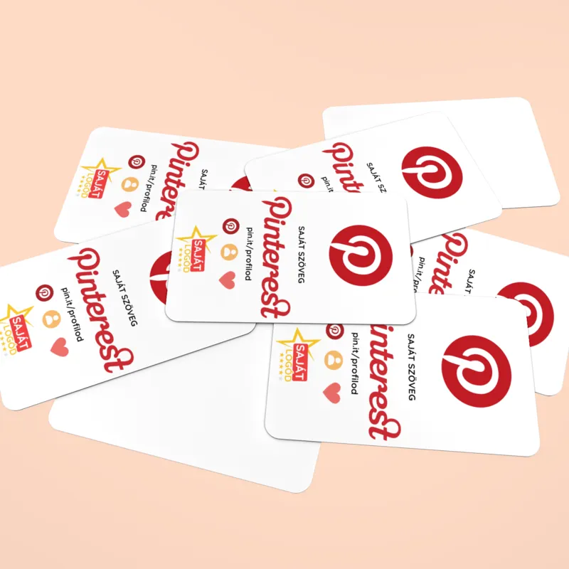 Pinterest értékelésgyűjtő kártya